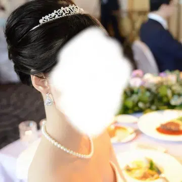 Love tiara 크리스탈 귀걸이 브라이덜 액세서리 / 결혼식