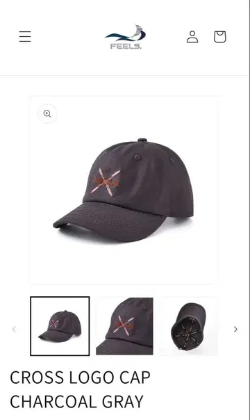 Feels 캡 우에스기 슈헤이 그레이