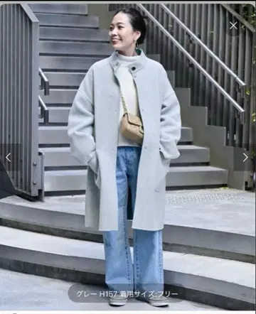 블렌드 리버서블 미들 기장 코트 B.C STOCK