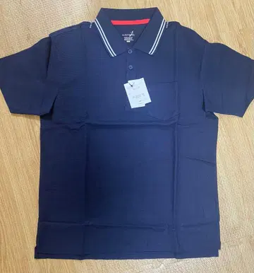 택 포함 새상품 ALBATROSS 네이비 피케 셔츠