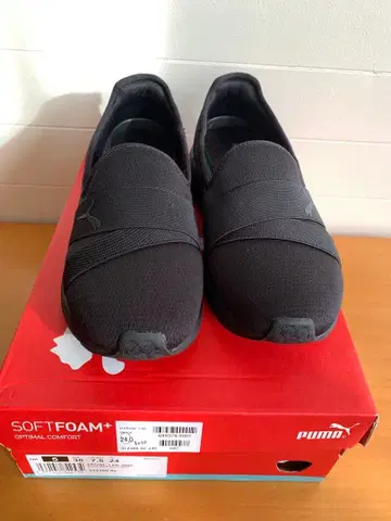 푸마 soft form+ 블랙 24cm