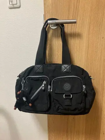 키플링 2way 보스턴 백 블랙