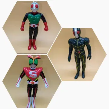 가면라이더 신 2호 & 스트롱거 & ZO 소프트 비닐 피규어