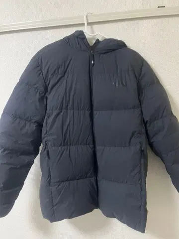 THE NORTH FACE 그레이 다운 자켓 L 후드 부착
