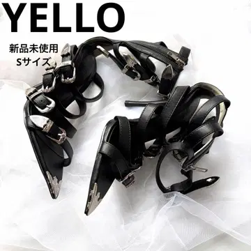 미사용 새상품 YELLO 글래디에이터 하이힐