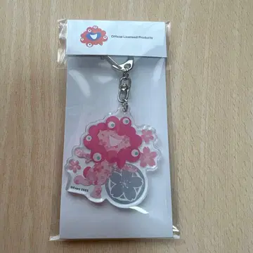 오사카 만박 미야쿠미야쿠 벚꽃 아크릴 키링 핑크