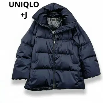 UNIQLO 질 샌더 콜라보 하이브리드 다운 자켓 네이비 S 사이즈