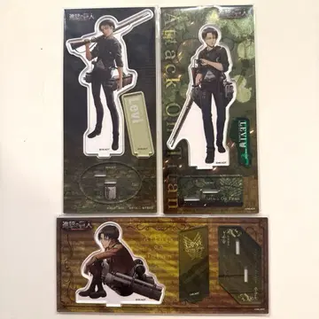 진격의 거인 리바이 아크릴 스탠드 3종 세트