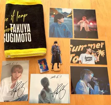 [ 즉시 구매 ] 스기모토 타쿠야 아크릴 스탠드 타월 브로마이드 사인