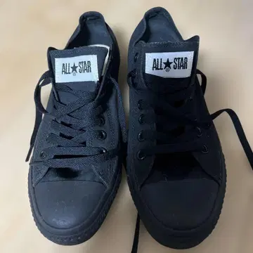 [ 새상품급 ] CONVERSE 블랙 로우컷 스니커즈