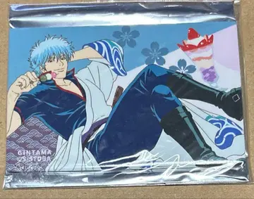 은혼 사카타 긴토키 빌리지 뱅가드 와팝 스퀘어 캔뱃지