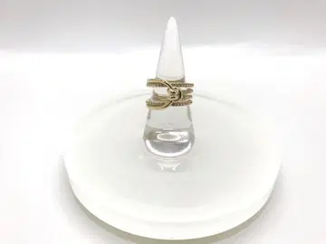 3연 반지 매듭 디자인 골드 컬러