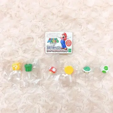 슈퍼 마리오 스마트폰 캡 슈퍼 마리오 아이템 컬렉션 전 6종
