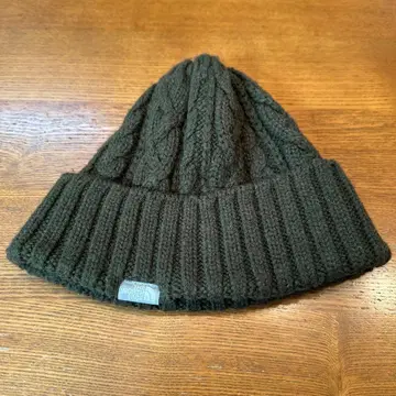 THE NORTH FACE 뜨개질 니트 모자 모스그린