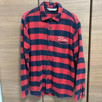 노구치 츠요시 테리 리차드슨 버팔로 체크 셔츠 이탈리아제 L 레어