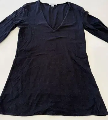 JAMES PERSE 블랙 V넥 긴팔 티셔츠 사이즈 1