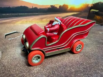 크리스마스 한정판 자동차 산타클로스카 HO 슬롯카