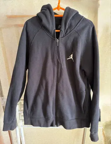 조던 블랙 후드 부착 후드티 XL 사이즈