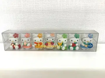 [z755] 헬로키티 후르츠 소프트 비닐 인형 마스코트 레트로 당시 물품