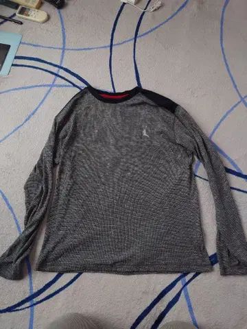 Jordan 긴팔 티셔츠 XL 그레이/네이비