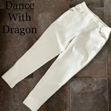 Dance With Dragon 조거 팬츠 화이트 사이즈 3 골프