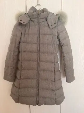 TATRAS 여성용 다운 롱 코트 그레이