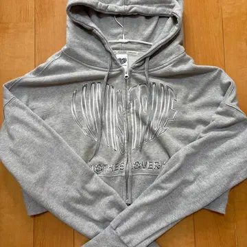 LUVISTRIDE 그레이 집업 후드티