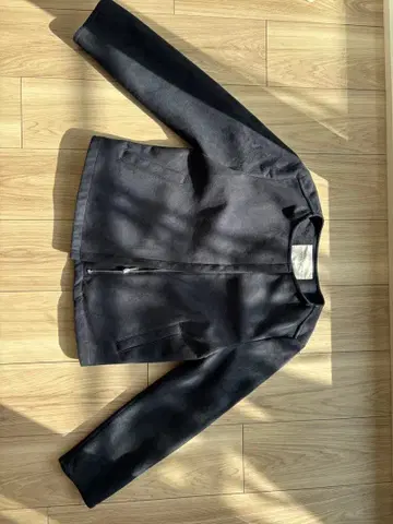 스웨이드 블랙 자켓 사이즈 2