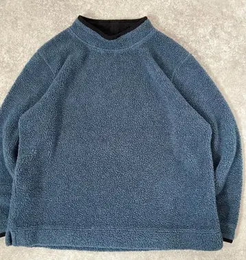 90s 엘엘빈 풀오버 플리스 모크넥 밑단 슬릿