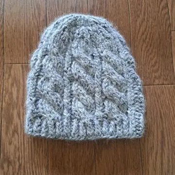 yourwear 100% 캐시미어 니트 모자 그레이