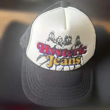 Hysteric Jeans 캡 블랙/화이트