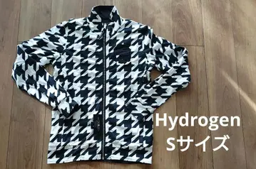 Hydrogen 스컬 S 사이즈 하운드투스 패턴 모노톤 집업