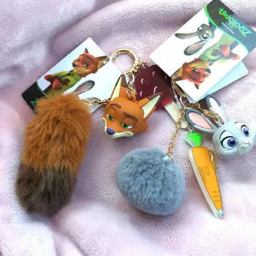 시마무라 주토피아 주디 팝 입체 참 키링 닉 와일드