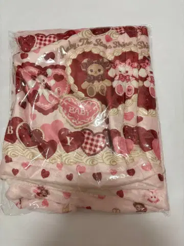 BABY 쿠먀짱의 Sweet Baby Love Heart 패턴 담요