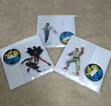 KOF2000 픽셀 아크릴 스탠드 쿄 마츄어&바이스 다이몬 고로