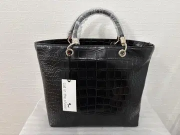 캣 인 더 옷장 악어 엠보싱 토트백 택 포함