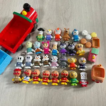 호빵맨 타운 인형 호빵맨의 SL맨과 8명의 동료들 여러가지 관련 총정리