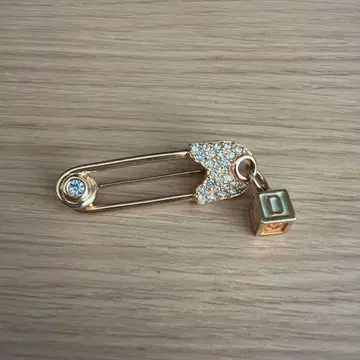 빈티지 스와로브스키 브로치 안전핀 블록