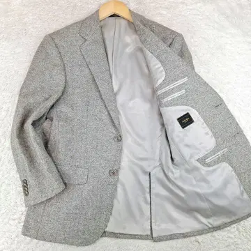 이탈리아 원단 새빌로우 울 캐시미어 테일러드 헤링본 S