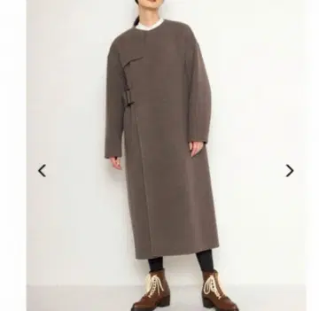 하이크 hyke 롱 코트 사이즈 1 더블 페이스