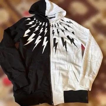 닐 바렛 키즈 번개 디자인 후드티