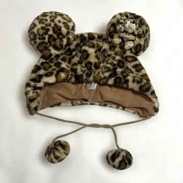 디즈니 미니 레오파드 무늬 팬캡