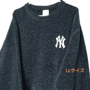 MLB 양키스 광택 몰 니트 스웨터 LL 사이즈