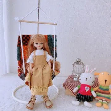 인형용 패브릭 소재 해먹 의자 네이티브 무늬