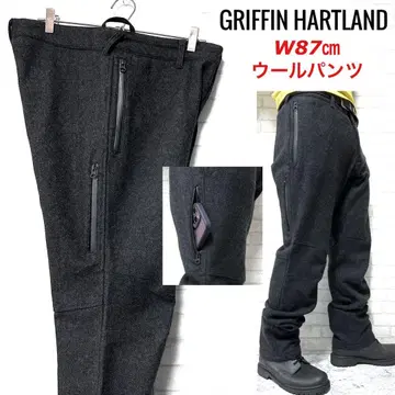 GRIFFIN HARTLAND 울 팬츠 충전솜 퀼팅 워크 팬츠