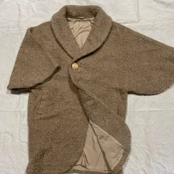 일본 의류 오버코트 루프 원단 빈티지