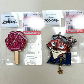 시마무라 주토피아2 닉 브로치 아이스 2개 세트