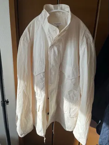 유나이티드 애로우즈 블루종 아우터 점퍼 남성용 화이트 L