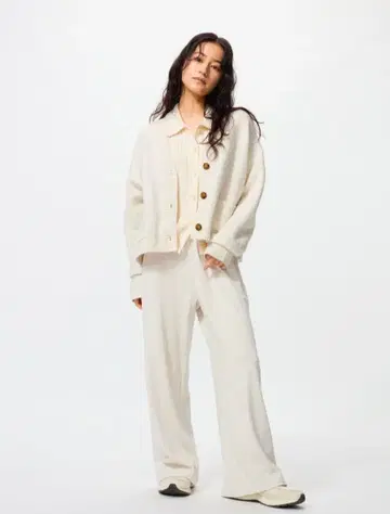 UNIQLO 웜 플리스 스트레이트 팬츠