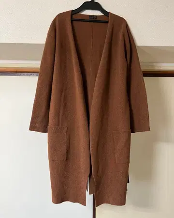 [ aga ] 아가 가디건 울 브라운 야마다야 새상품급